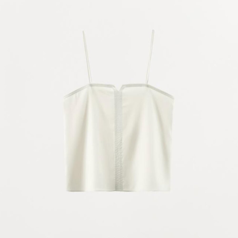 Zara Satin Effect Tank Top